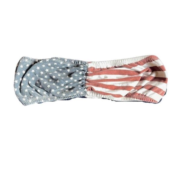 USA Stars and Stripes Bandeau - Cream, Red, Navy - Picture 1 of 7